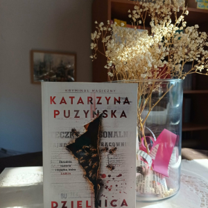 Na zdjęciu książka Katarzyny Puzyńskiej o tytule"Dzielnica cieni"