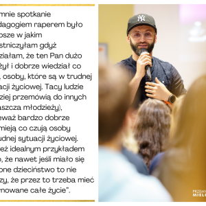 Spotkanie profilaktyczne dla młodzieży - Dobromir Makowski - RapPedagogia
