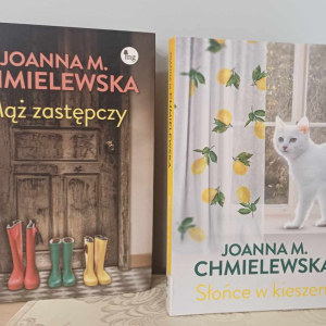 "mąż zastępczy" i "Słońce w kieszeni" - Joanna M. Chmielewska