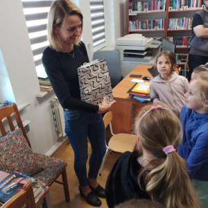 lekcja biblioteczna dla uczniów klasy pierwszej szkoły podstawowej